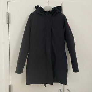 Canada Goose Black Hooded Ski Jacket